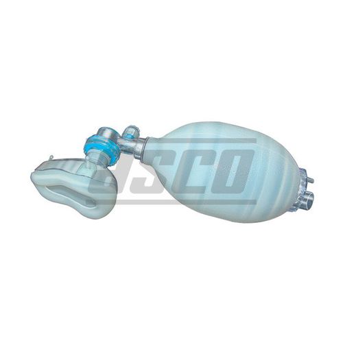 Rianimatore manuale in silicone - AP 1000 - Apothecaries Sundries - con valvola