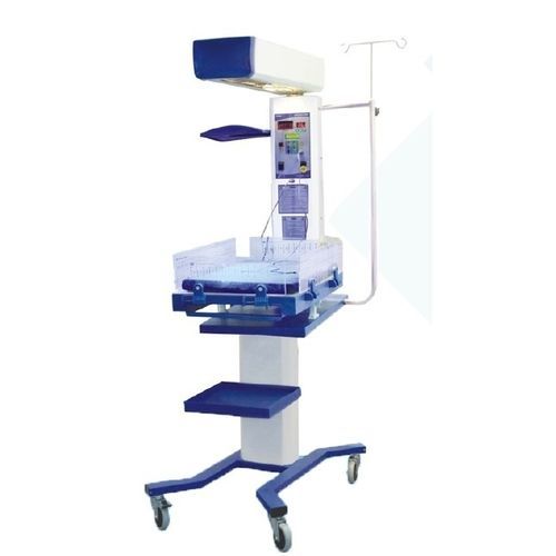 Tavolo di rianimazione neonatale con lampada per fototerapia - ANP1402 - Apothecaries Sundries - su rotelle