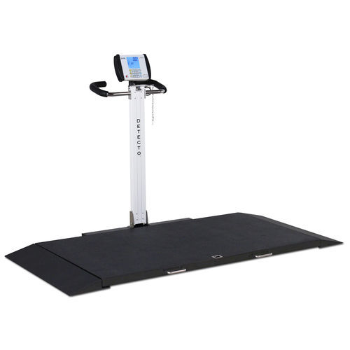 Piattaforma di pesatura elettronica - 8550 - DETECTO - per dialisi / per barelle con carello / a colonna