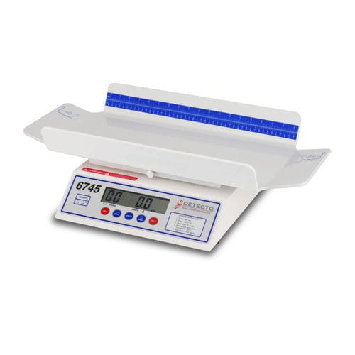 Bilancia pesaneonati elettronica - 6745 - DETECTO - da tavolo / con display LCD / con touch screen