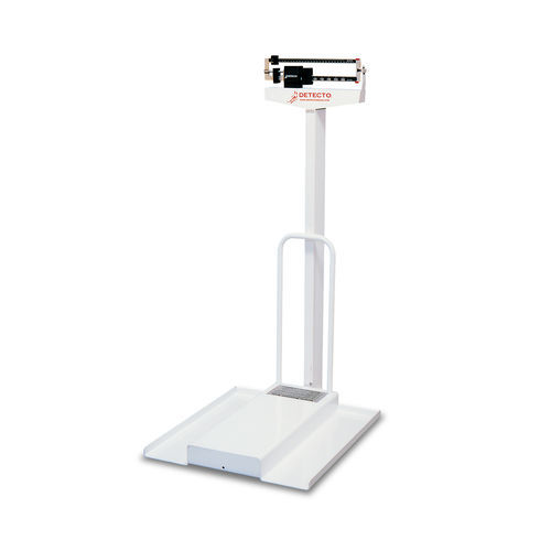 Piattaforma di pesatura meccanica - 485 - DETECTO - per sedie a rotelle / par paziente umano / con contrappesi