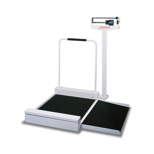 Piattaforma di pesatura meccanica - 495 - DETECTO - per sedie a rotelle / par paziente umano / con contrappesi