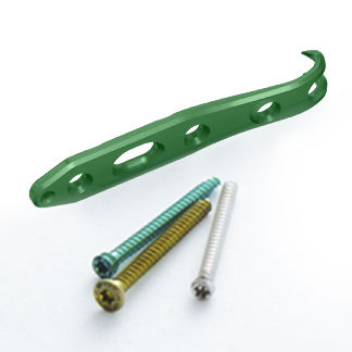 Placca di compressione per ulna - 3.4099.60 series - ChM - distale / bloccata / in titanio