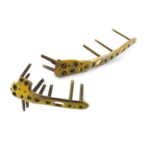 Placca di compressione per omero - 3.70 series - ChM - distale / bloccata / in metallo