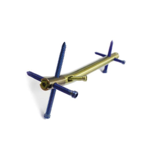 Chiodo intramidollare per tibia - CHARFIX2 - ChM - per caviglia / fissazione distale / destro