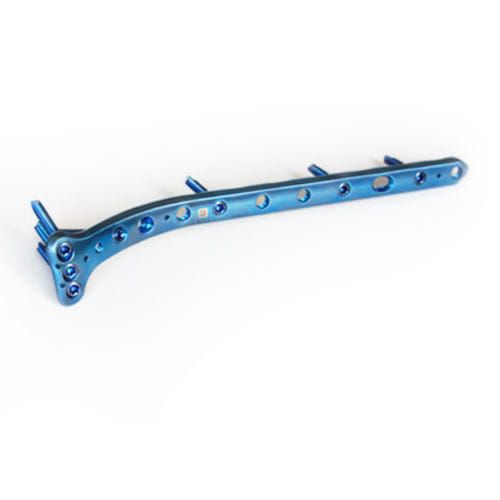 Placca di compressione per tibia - 3.7055.6 series - ChM - prossimale / laterale / bloccata