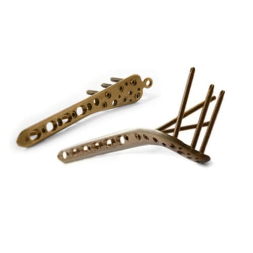 Placca di compressione per tibia - 3.40 series - ChM - per malleolo / distale / mediale