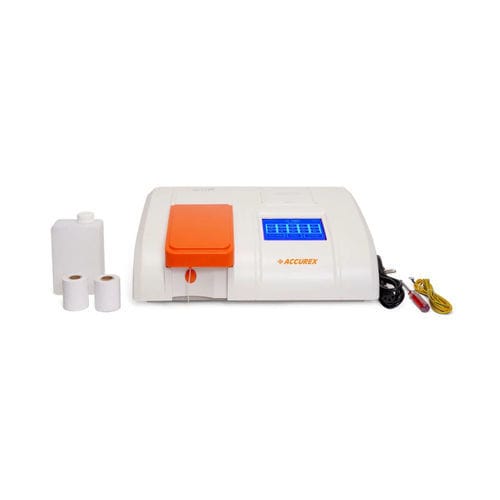Analizzatore biochimico semiautomatico - Acculab At 112 Plus - Accurex Biomedical Pvt. Ltd.  - da banco / con touch screen / RS232