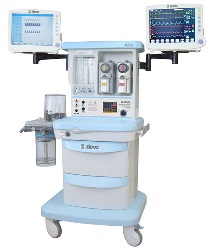 Sistema per anestesia su carrello - AS 3000 - ADOX - con monitoraggio respiratorio