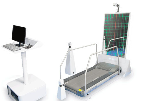 Sistema di valutazione psicomotoria dell’andatura - 4ch PGO - alFOOTs - con analisi ottica