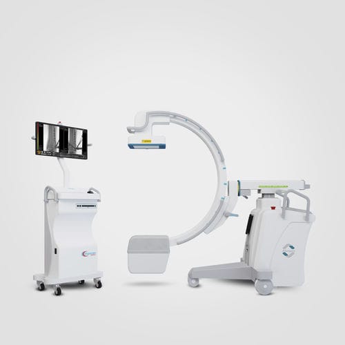 Amplificatore di brillanza mobile - DIGISCAN COMPACT - Allengers Medical Systems - con sensore piano / con colonna video