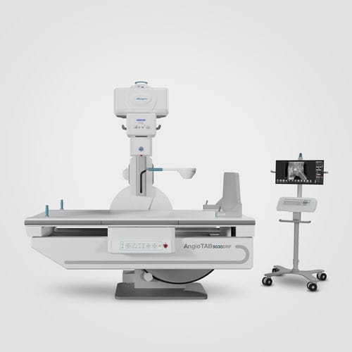 Sistema di radiofluoroscopia digitale - AngioTab 9030 DRF - Allengers Medical Systems - per fluoroscopia diagnostica / per radiografia multidisciplinare / con tavolo ribaltabile