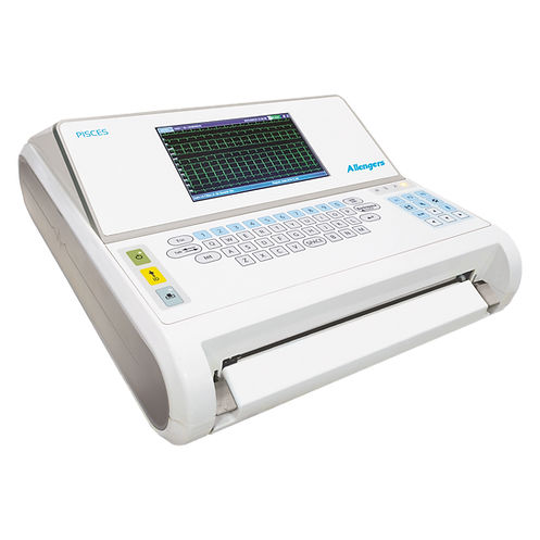 Elettrocardiografo da riposo - PISCES - Allengers Medical Systems - 12 canali / digitale / con stampante