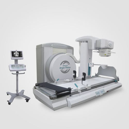 Sistema di radiofluoroscopia digitale - ANGIO VISION 9090 - Allengers Medical Systems - per fluoroscopia diagnostica / per radiografia multidisciplinare / con tavolo ribaltabile