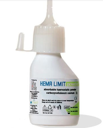 Agente emostatico polvere - HEMA LIMIT POWDER - Amed Therapeutics