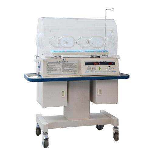 Incubatrice neonatale con rotelle - B-1000 - Beijing Julongsanyou Technology - con monitor / con lampada per fototerapia / con contenitore