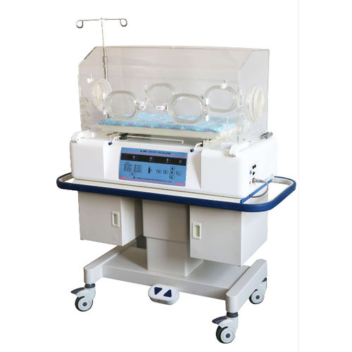 Incubatrice neonatale con rotelle - B-3000 (ABS) - Beijing Julongsanyou Technology - con monitor / con lampada per fototerapia / con contenitore