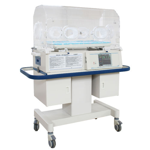 Incubatrice neonatale con rotelle - B-4000 - Beijing Julongsanyou Technology - con monitor / con lampada per fototerapia / con contenitore