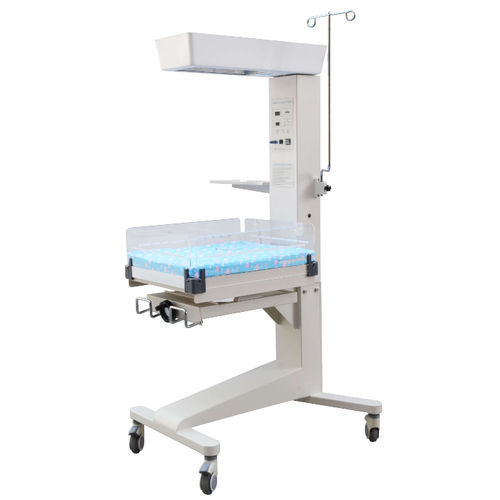 Tavolo di rianimazione neonatale con lampada per fototerapia - BNT-1000 - Beijing Julongsanyou Technology - su rotelle