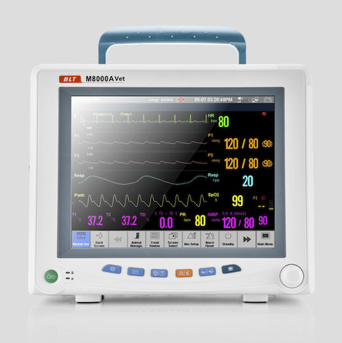 Monitor multiparametrico compatto - M8000A Vet - Guangdong Biolight Meditech - ECG / CO2 / PNI