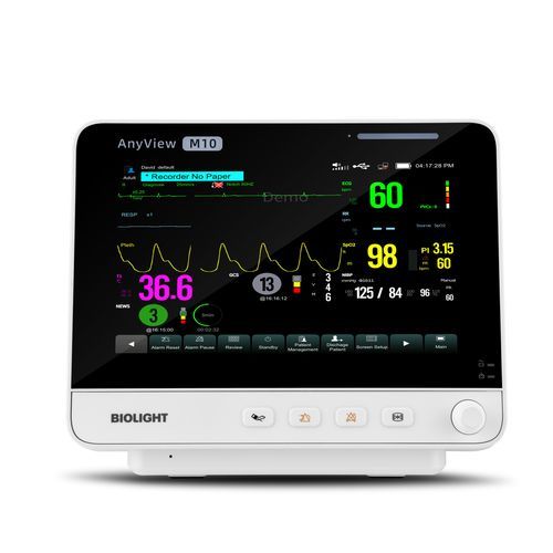 Monitor portatile per paziente - M10 - Guangdong Biolight Meditech - ECG / RESP / per terapia intensiva