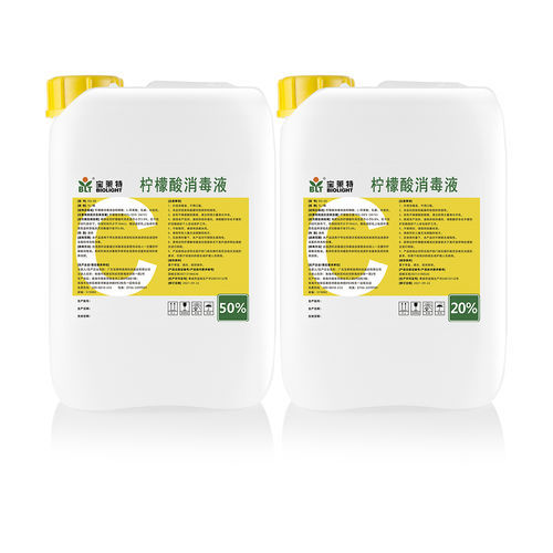 Disinfettante per pavimenti e altre superfici - Guangdong Biolight Meditech - liquido / 5000 ml / a base di acido citrico