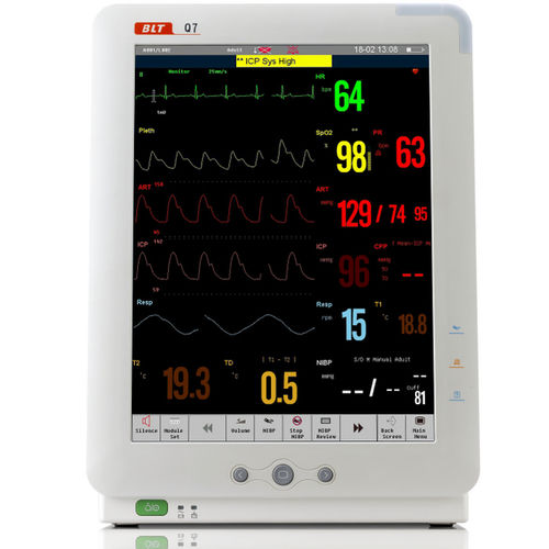 Monitor paziente su carrello - Q7 - Guangdong Biolight Meditech - portatile / modulare / da dito
