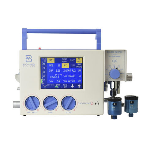 Ventilatore per rianimazione - Crossvent - Bio-Med Devices - elettronico / da trasporto / CPAP