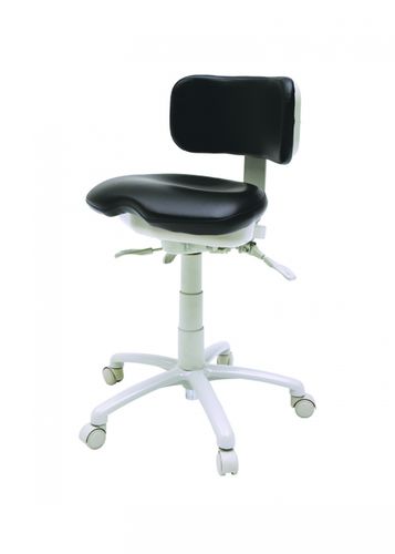 Sgabello per studio odontoiatrico - 9500 Series - The Brewer Company - ad altezza regolabile / con schienale / con rotelle