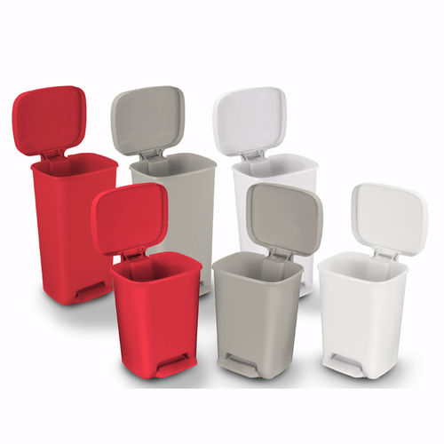Pattumiera in plastica - 252XX, 352XX, 452XX Series - The Brewer Company - a pedale
