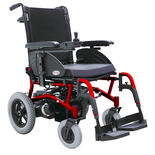Sedia a rotelle elettrica - HS-6100 - Chien Ti Enterprise - da esterno / da interno / pieghevole