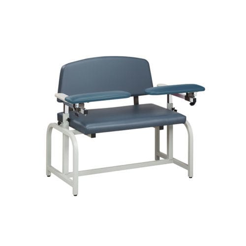 Poltrona per prelievo di sangue non regolabile - Lab X Series - Clinton Industries - a 2 sezioni / bariatrica