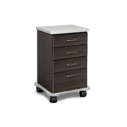 Armadio per ospedale - 4940-C - Clinton Industries - con cassetti / in metallo / grigio
