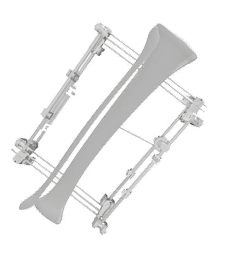 Fissatore esterno per tibia - 201521 - SOFEMED International - tubolare / per adulti