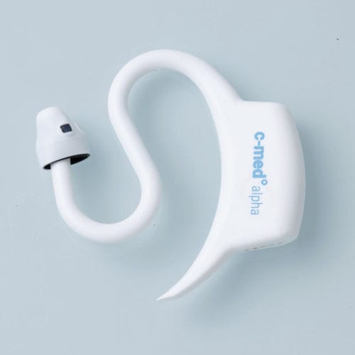 Monitor di segni vitali portatile - c-med° alpha + Health° App - cosinuss° - compatto / indossabile / TEMP