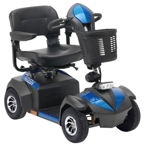 Scooter per disabili elettrico - Envoy 4 - Drive DeVilbiss Europe - a 4 ruote / con cestello