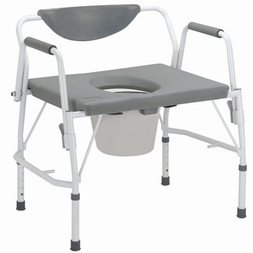 Sedia da toilette bariatrica - 11135-1	 - Drive DeVilbiss Europe - con braccioli / con secchio / con apertura igienica