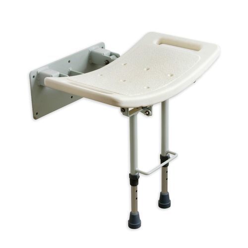 Sedile per doccia in plastica - SWALL002 - Drive DeVilbiss Europe - pieghevole / a muro / ad altezza regolabile