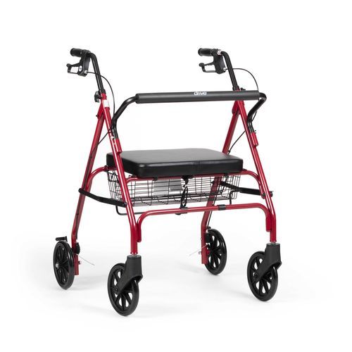 Deambulatore rollator a 4 ruote - Heavy Duty  - Drive DeVilbiss Europe - bariatrico / con sedile / con cestello