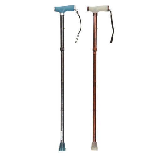 Bastone da passeggio con impugnatura a T - RTL10304CR - Drive DeVilbiss Europe - pieghevole