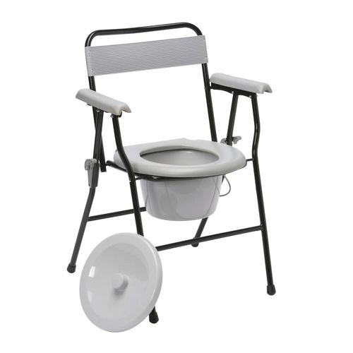 Sedia da toilette con braccioli - C017 - Drive DeVilbiss Europe - con secchio / con apertura igienica / pieghevole