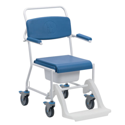 Sedia da doccia con braccioli - 172 - Drive DeVilbiss Europe - con rotelle / con poggiapiedi / con secchio