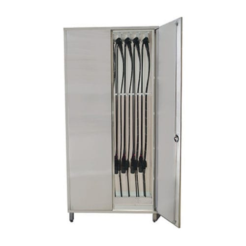 Armadio per endoscopio - ESC-2D - Eagle Star Metallic - per ospedale / con sportello battente / con ripiano