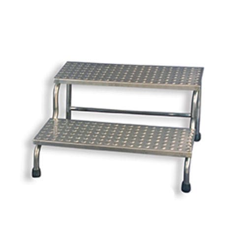 Predellino 2 gradini - FS-SS - Eagle Star Metallic - in acciaio inossidabile