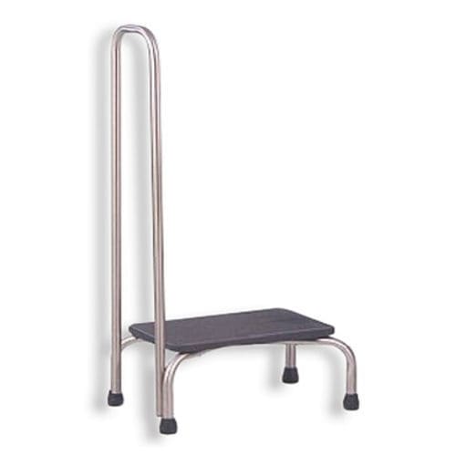 Predellino 1 gradino - FS-SR2 - Eagle Star Metallic - in acciaio inossidabile / con corrimano