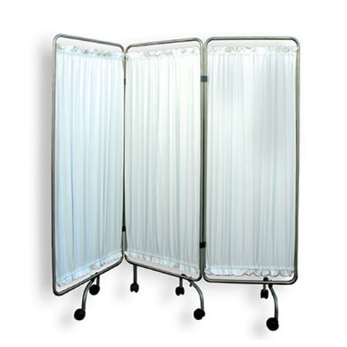 Paravento medicale pieghevole - WS-3F - Eagle Star Metallic - con rotelle / 3 pannelli / lavabile