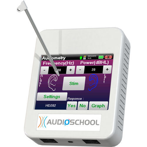 Audiometro per screening - AUDIOSCHOOL - Echodia - digitale