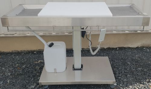 Tavolo di dissezione - 3114 - EIHF-ISOFROID - rettangolare / ad altezza regolabile / su rotelle