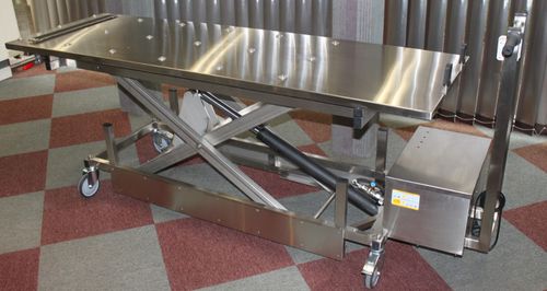 Carrello mortuario a pantografo - 2200 - EIHF-ISOFROID - idraulico / per bare
