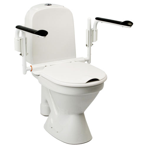 Barra di appoggio per WC - 80303018-2 - Etac - per struttura sanitaria / in alluminio / amovibile